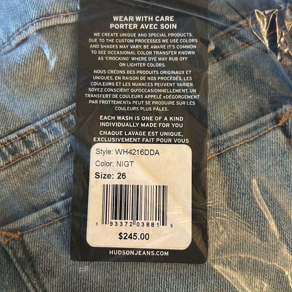 🎉HP🎉 Hudson Barbara Jeans With Side Seam Details - Picture 6 of 7